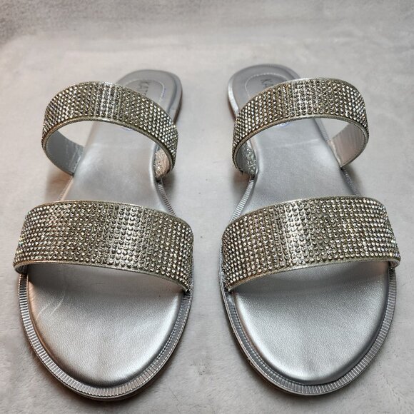 *New Low Price!* Kate & Mel Silver Slides - Picture 9 of 16